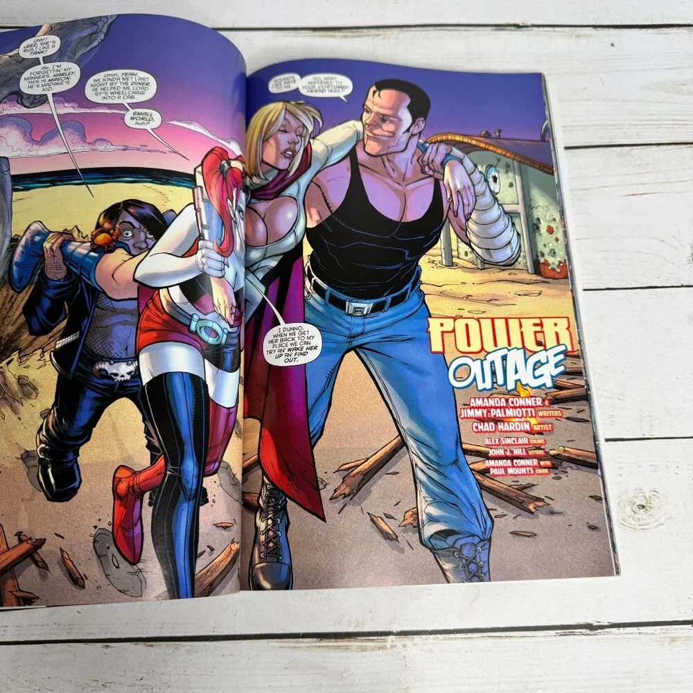 Harley Quinn Vol 2 Power Outage DC Comics TPB 2015 Graphic Novel Power Girl Joke